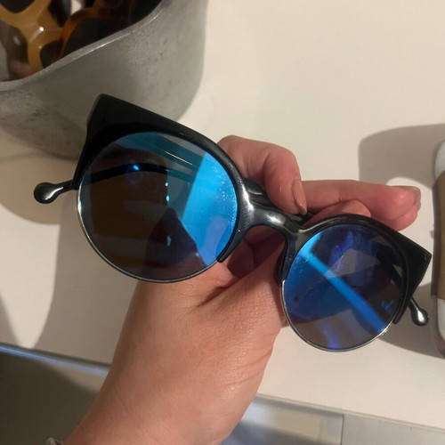 Prince Oliver sunglasses used, blue lens and black frame
