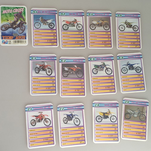 Yperatou Moto Cross card game used