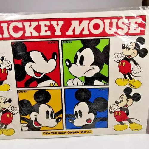 Mickey Mouse 80s waterproof stickers new for kids room