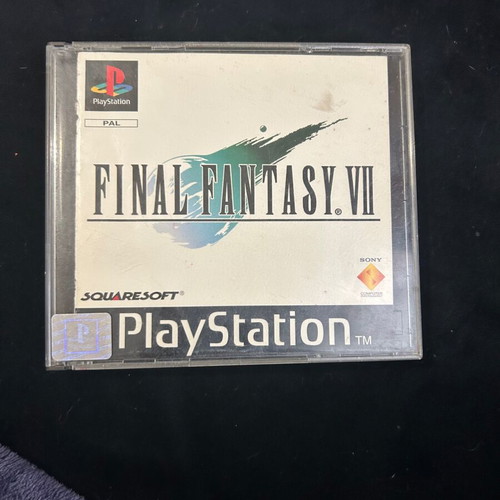 Final Fantasy VII PS1 Black Label PAL complete CIB