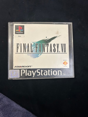 Final Fantasy VII PS1 Black Label PAL complete CIB