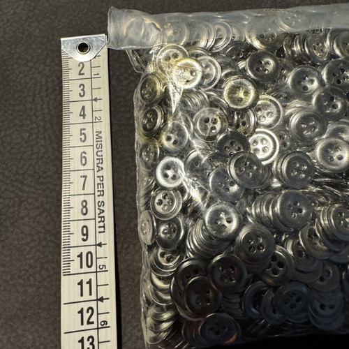 Buttons new, silver color pack