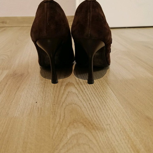 Suede - castor brown pumps like new
