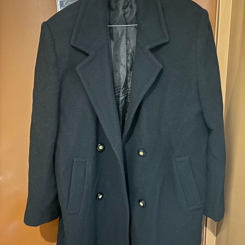 Women's coat used, black, size L