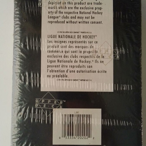 Upper Deck NHL Hockey 1990-91 Factory Sealed Box English Edition
