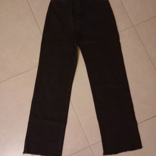Black high-waist jeans used, size M 38 10 with elasticity