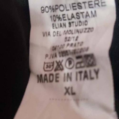 Elian Studio Black Wide Leg Trousers Made in Italy like new, L/XL