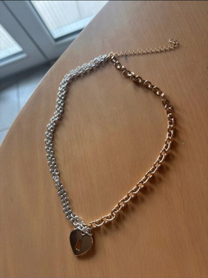 Necklace new silver and gold color