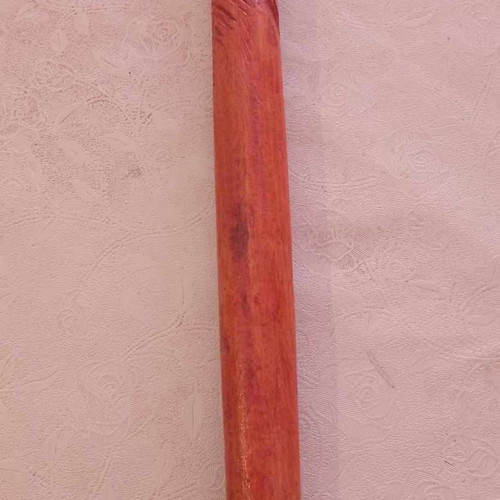 Wooden handmade walking cane used, height 90 cm