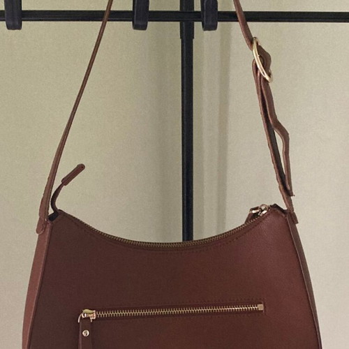Folli Follie women's 2-in-1 brown shoulder and crossbody bag