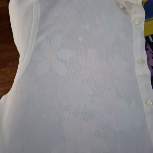 Poli Gianni White Dress Shirt size L like new