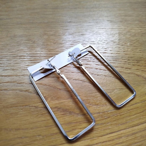Square earrings new