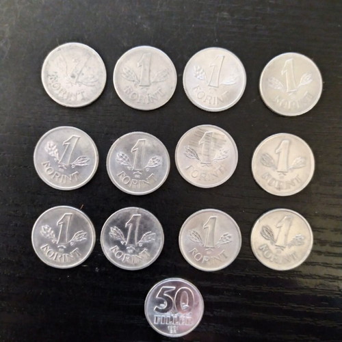 Hungarian Forint coins used, pack of 25 pieces