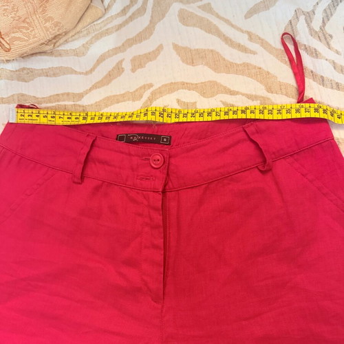 Raxevsky linen pants like new, red, size S/M