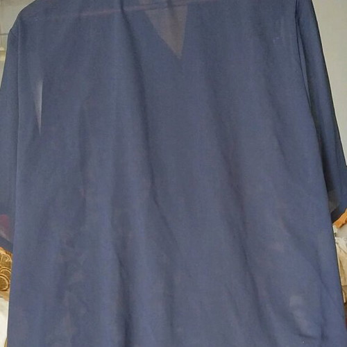Jhuangariong women's elegant shirt N58 like new with embroidery and velvet