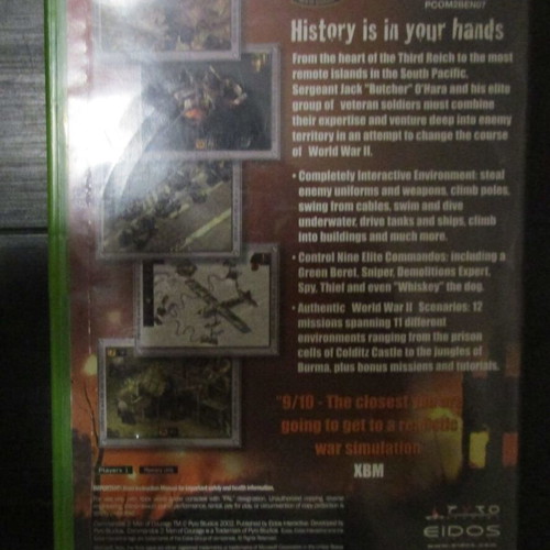 Commandos 2 Men Of Courage Xbox used action game