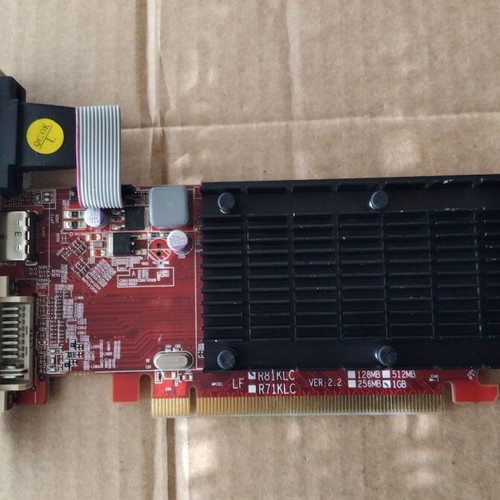 AMD Radeon PowerColor HD 5450 graphics card used, 1024MB GDDR3 HDMI PCI-E