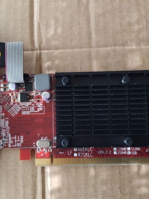 AMD Radeon PowerColor HD 5450 graphics card used, 1024MB GDDR3 HDMI PCI-E
