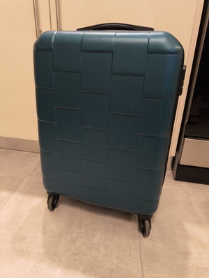 Cabin suitcase petrol color like new