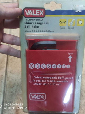 Valex Italian Allen key set new