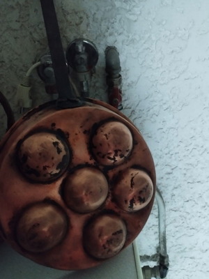 Copper egg poacher like new