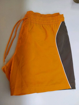 Adidas men's swim shorts like new, orange, size L