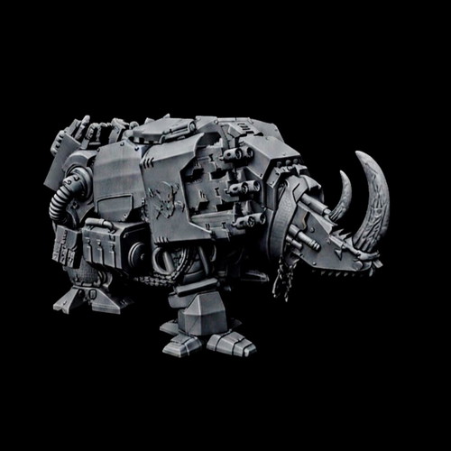 Ironclad War Rhino resin miniature for Warhammer 40,000