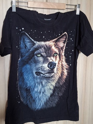 Children's cotton t-shirt size 152cm like new, black