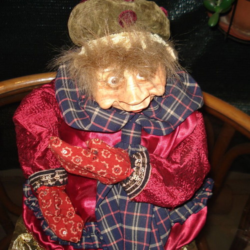 Vintage Christmas elf used