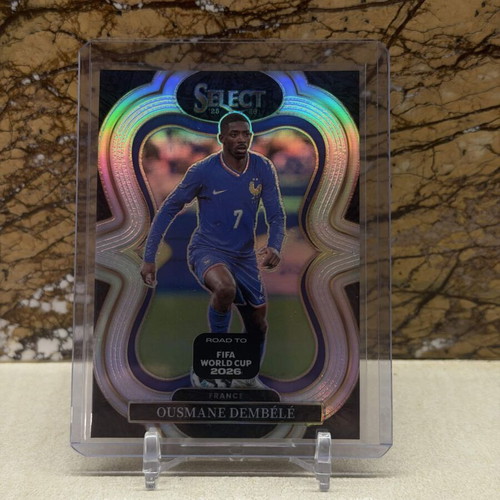 Panini Select 2025-26 Ousmane Dembele Mezzanine Silver Prizm soccer card