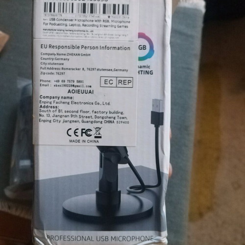 USB Microphone καινούργιο, αθικτο στη συσκευασία