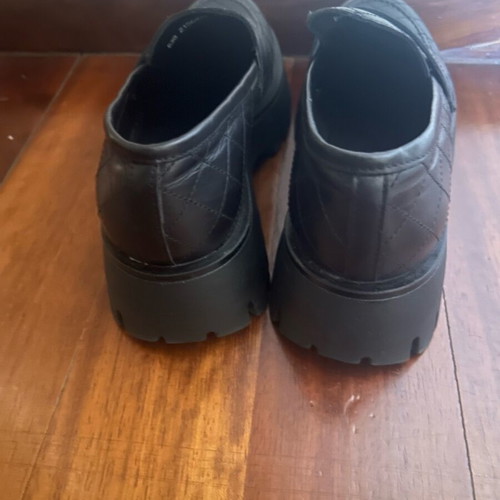 Loafers Zanesso leather like new, size 37-38, black