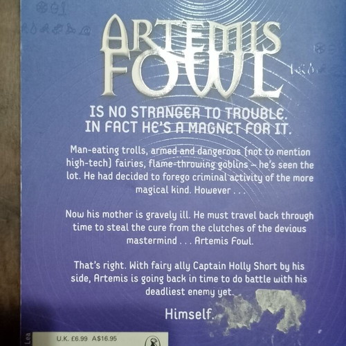 Artemis Fowl by Eoin Colfer used, children's adventure fiction