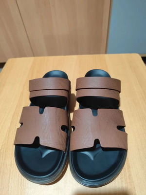 Brown sandals-slippers size 39