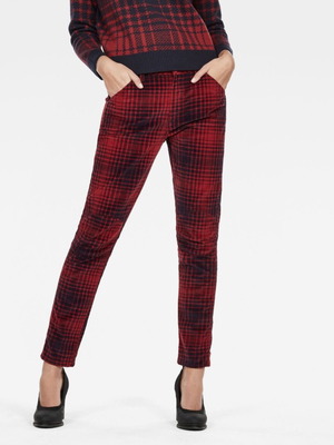 G-Star RAW 5622 Mid Boyfriend Tapered Pant new, red women's jeans