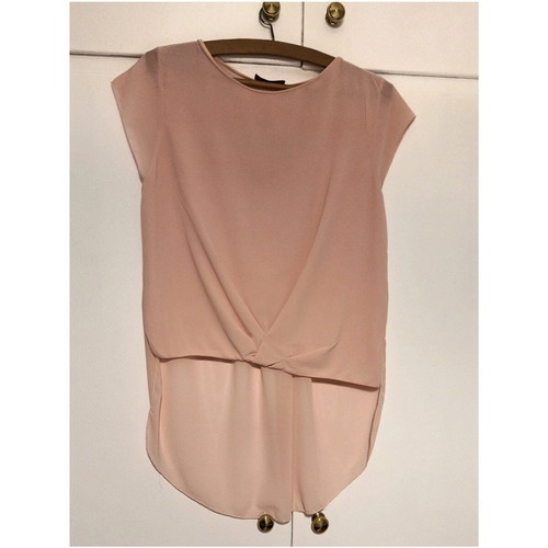PinUp women's blouse like new, salmon/apple green, size S