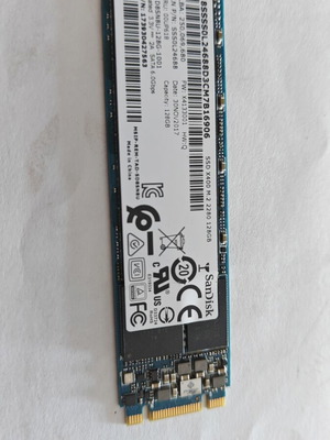 SanDisk X400 M.2 2280 SSD 128GB used, SATA 6.0Gbps