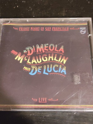 Al Di Meola John McLaughlin Paco De Lucia Live CD used