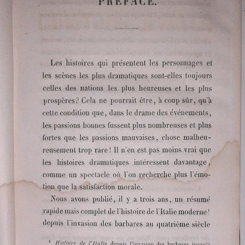 Histoire d'Italie by Jules Zeller like new, 1856 edition