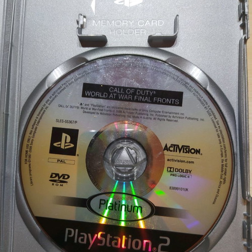 Call of Duty World at War Final Fronts PS2 game used
