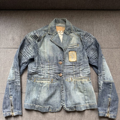 Denim women's jacket like new, blue, size M