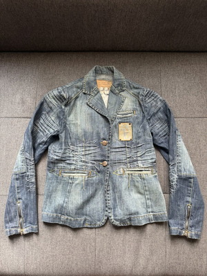 Denim women's jacket like new, blue, size M