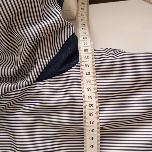 Lacoste women's jacket used, size L, striped with cotton lining