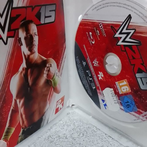 WWE 2K15 PS3 game used, with manual