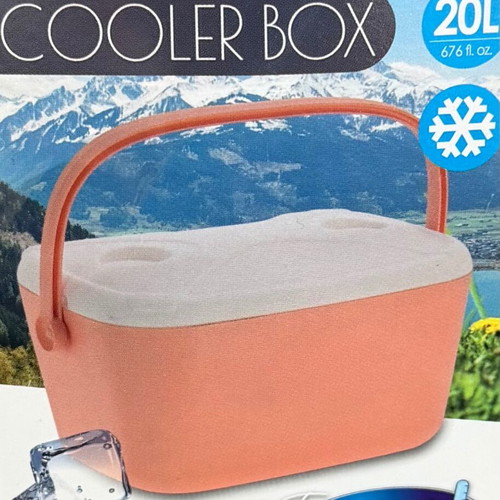 Cooler box 20lt new, spacious beach fridge 47x31x27cm