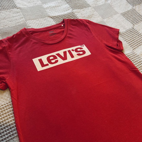 Levi's unisex T-shirt, red, size S