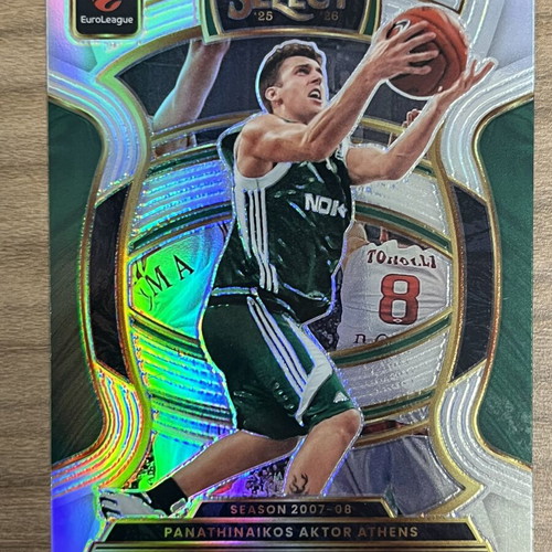 2025-26 Panini Select Euroleague Basketball Milos Vujanic Silver card like new