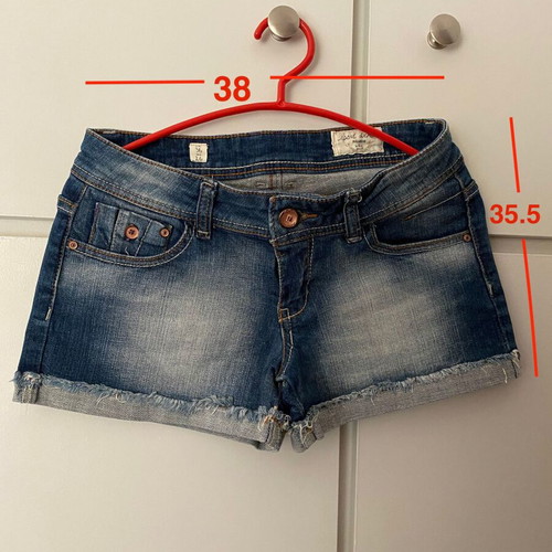 Pull & Bear short denim shorts like new, size S 36, blue