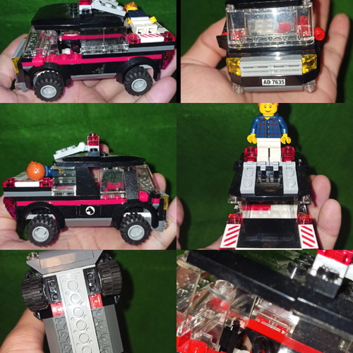 Lego authentic vehicles used from three different sets