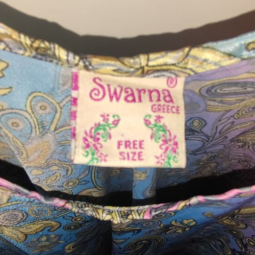 Swarna πολύχρωμο φόρεμα με τιράντες one size σαν καινούργιο
